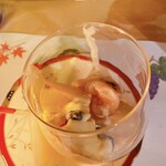 うを徳 - 誕生日ロウソク立て、自家製アイスクリーム、イチジク、にっこり梨、イチジク、ラ・フランス