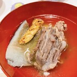 うを徳 - お椀：スッポンと松茸