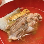 うを徳 - お椀：スッポンと松茸