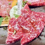 松阪牛たんど - 松阪牛と生タン塩セット　松阪牛上赤身ロース