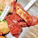 松阪牛たんど - ホルモン4種盛り　ハツ