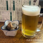 煮込 千成 - 生ビールとお通しの里芋