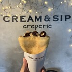 Cream & Sip - クレープ/本格クーベルチュールチョコバナナ