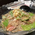 ジンギスカン 義経 - 冷麺