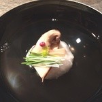 野嵯和 - 平成25年10月　昼の食事秋らしく松茸の吸い物