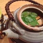 いしもん - ハモと松茸の土瓶蒸し