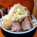 ラーメン 盛太郎 - チャーシュー麺　1,000円（野菜マシマシ、薄味）