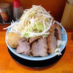 ラーメン 盛太郎 - チャーシュー麺　1,000円（野菜マシマシ、薄味）