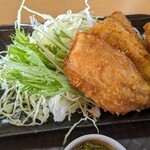 山奈食堂 - 鯵フライ