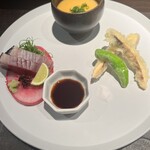 炭火鉄板焼　杜季 - 前菜