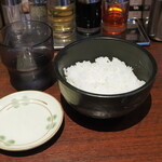 まっち棒 - ライスと小皿