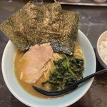 Ramen Sahara - 豚骨醤油(740円)+ライス(100円)