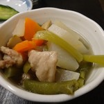 西口やきとん - 塩煮込み