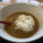 丘珠キッチン - 〆にはおじや風にして頂きます。もちろん美味しいです。