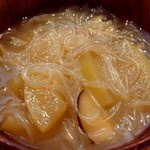 栄夏 - 冬瓜ときのこと春雨の汁