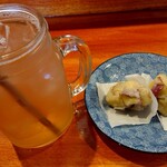 栄夏 - 貴陽のオーガニックソーダ、鬼まんじゅう