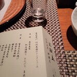 昔心の宿 金みどり - 献立表