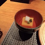 昔心の宿 金みどり - 先付　南京豆腐