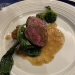 フランポネ - 牛ヒレ肉の網焼き