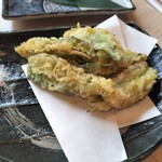 ぴかり魚 - ■うりずん豆の天ぷら　319