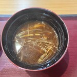 寿司常 - 茗荷の味噌汁