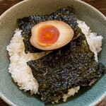 雲林坊 - 白飯だけで良いのですが、海苔も卵も美味かったです