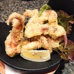 すし辰 - いかげそ天（220円）