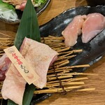 七輪焼鳥 一鳥 松原店 - 赤鶏と明太マヨささみ