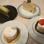 シャンドワゾー - 今回購入の4点のケーキ