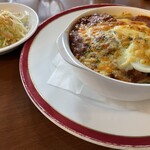 グランチェスター - ナスとボロネーゼの焼きパスタ　970円