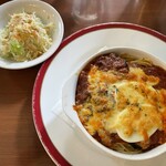 Guran Chiesuta - ナスとボロネーゼの焼きパスタ　970円