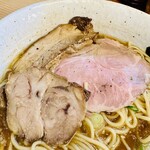 とんぼ庵 - 【チャーシューめん＝3種類のチャーシュー】