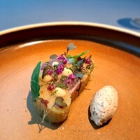 プレヴナンス - ⚫コシナガマグロと秋茄子のプレッセ  タプナードのムース