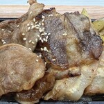 Gyuukaku Yakiniku Shokudou - 全部盛り定食　1,078円