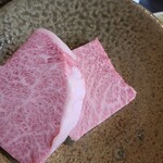 肉工房 初栄 - ※特選ミニステーキ定食　4550円の肉UP！！