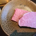 肉工房 初栄 - ※特選ミニステーキ定食　4550円　の肉UP！！