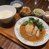 中華旬彩 森本 - 森本名物！四川式よだれ鶏セット　1,600円