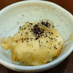 もつ焼き じゅんちゃん - 半熟玉子天ぷら