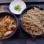 Teuchi Soba Fukushou - 鳥もつセイロ　大盛