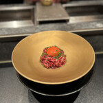 西麻布 焼肉 X - ユッケ