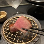 西麻布 焼肉 X - 厚切りタン　　何処のタンより美味かった