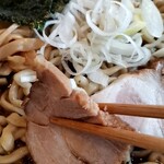 麺屋 翔 - 東仙台ブラックラーメン太麺特盛