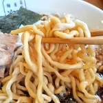 麺屋 翔 - 東仙台ブラックラーメン太麺特盛