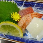 ほかほか弁当 - 2013.10.26 刺身（イカがおいし～）