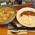 大文字 - Bセット（味噌らーめん+ミニカレー）