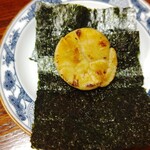 すし勘 - 帆立の磯辺焼き