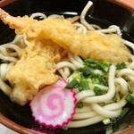 Tanuki - えび天うどん（あつ物）1030円