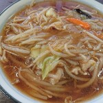 220932402 - シャッキシャキの野菜がラードで炒められていて、恐ろしい程の熱々の餡になってます