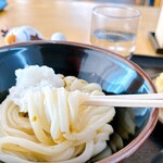 讃岐うどん めん舟 - 柔コシある、色白モッチリの艶感