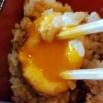 そば処　玄喜 - 黄身の天ぷら
